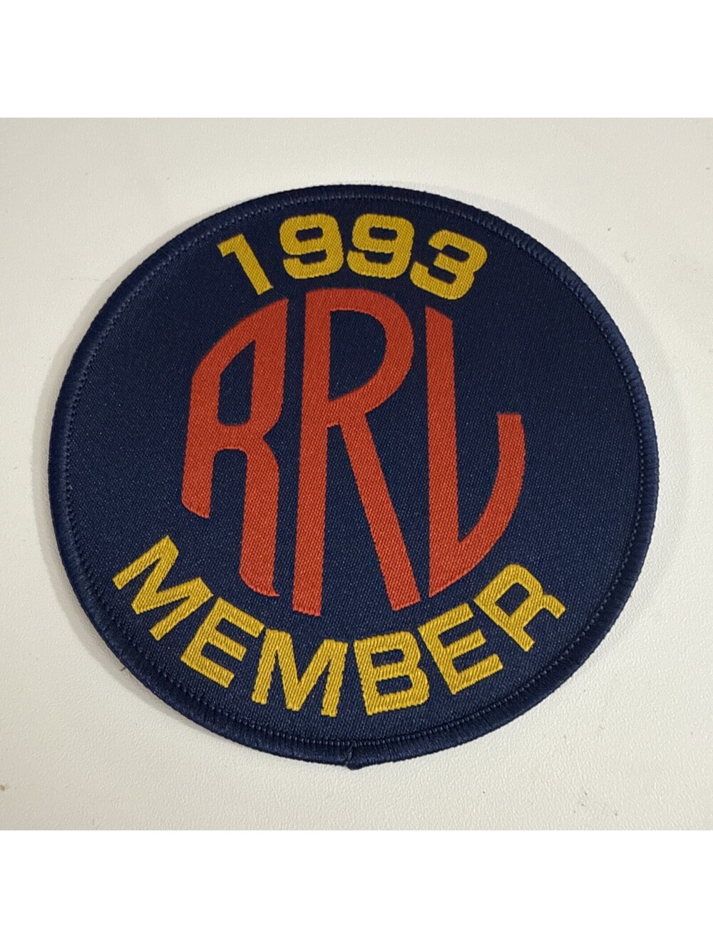 LARGE POLO RALPH LAUREN PATCHES RRL Member 1993 4 INCH